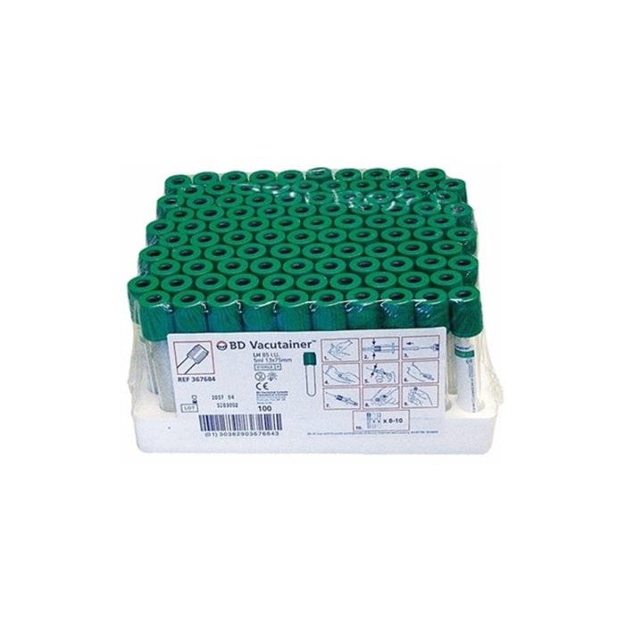 Lithium Heparine Vacutainer bottle 4ml