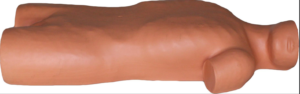 Electronic liver abscess puncture stimulator