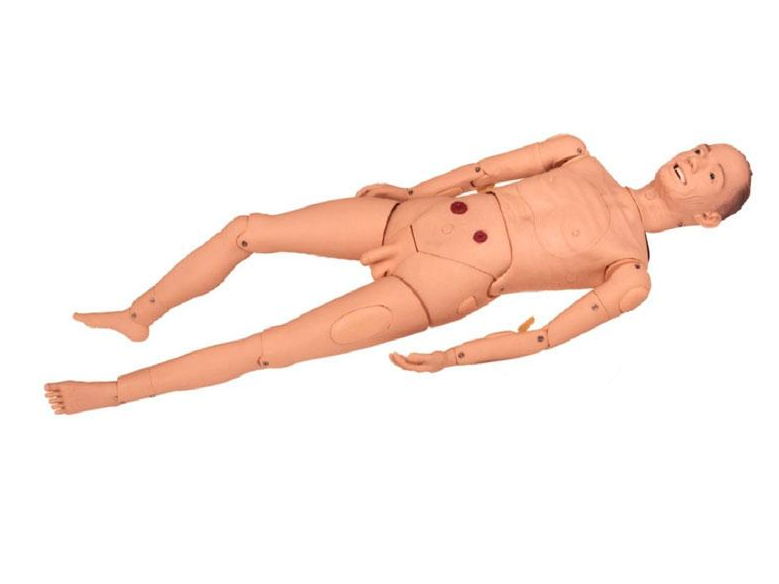 Full-functional elderly nursing manikin (male)