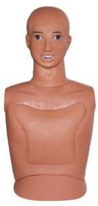 Nasogastric feeding and trachea intubation care training manikin