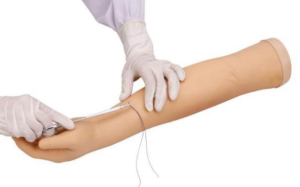 Surgical suture arm